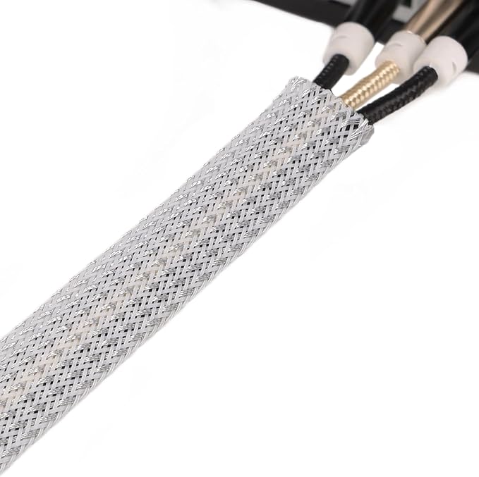 25ft PET Expandable Braided Cable Sleeve 1/3inch Pet Braided Cable Sleeve - Image 8