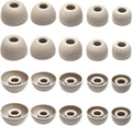 Replacement Earbud Tips for Powerbeats Pro 2 Ear Tips [10 Pairs ] – XL/L/M/S/XS Silicone Earbuds Tips Compatible with Beats Studio Buds/Beats Fit Pro/Solo Buds, Quicksand