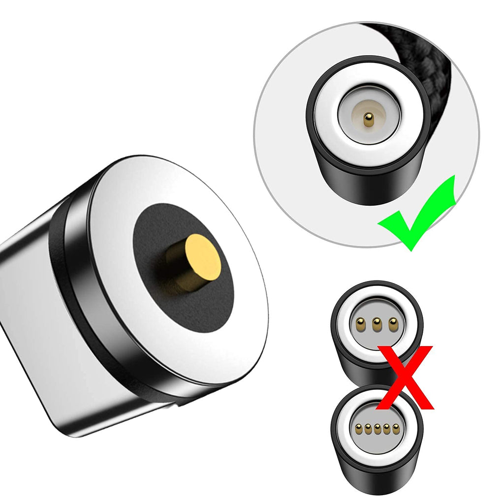Magnetic Connector Tips Head for Type C Android Devices (9 Pack), Magnetic Phone Cable Adapter