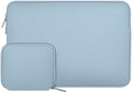 MOSISO Laptop Case 14 inch, 14 inch Laptop Sleeve Bag Compatible with HP Lenovo Dell ASUS Acer, HP Stream, Dell Latitude, Lenovo IdeaPad, Neoprene Computer Sleeve Bag with Small Case, Airy Blue