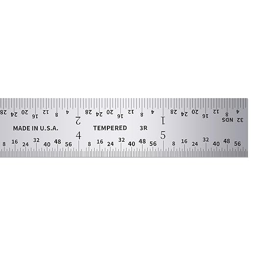 PEC Tools Made in USA Machinist Rule, Markings 1/10" - Image 5