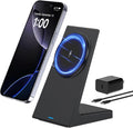PUY for MagSafe Charger Stand,20W Fast Magnetic Wireless Charging Station with 25W PD Adapter，Stickable Desk Wireless Charger for iPhone 16/15/14/13/12 Pro/Pro Max Series
