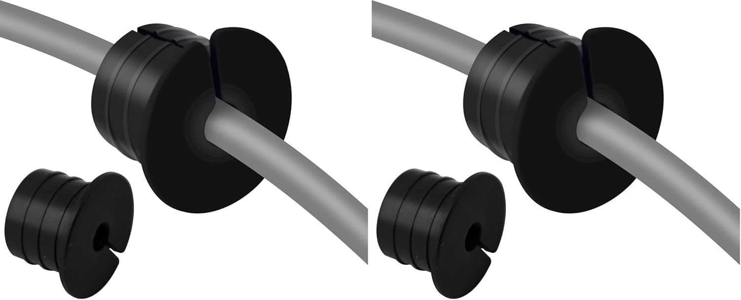 Cable Routing Kit for Starlink for 1 inch Wall Hole, Wall Bushing Grommet, Starlink Accessories, Silicone Cable Wall Pass, Starlink Anti-Slip Wall Grommets for Cables (1 inch) 2 Pcs (Pack of 2)