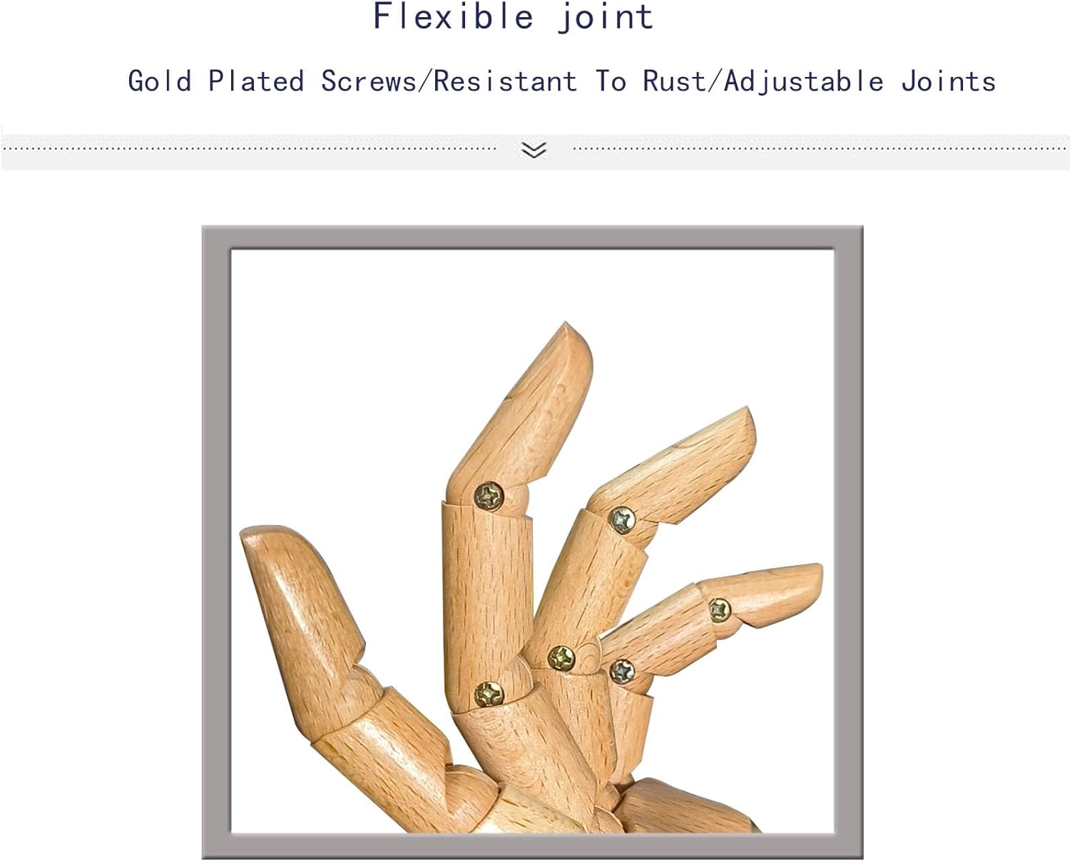 yangjietf mannequin,mannequin hand,hand model,hand mannequin for nails,drawing mannequin,wooden hand,wooden mannequin,articulated fingers,hand model for drawing,female hand of left., Female_left