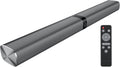 Sound Bar, 80W Soundbar with Bluetooth/ARC/Opt/AUX Connect, with Volume Boost, 3 Equalizer Modes, 2 in 1 Detachable Soundbar for TV/PC/Gaming/Projectors