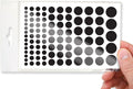 Stackable Webcam/Camera Vinyl Covers | 95 Low-Tack Restickable Webcam Stickers | 5-Sizes | Black 95-Pack (Ultra Glossy)