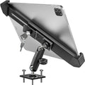 woleyi Anti Theft Heavy Duty Drill Base Tablet Holder Car Mount Dashboard for Truck/Vehicle with Security Lock and Key, Compatible with iPad Pro/Air/Mini, Galaxy Tabs, More 7-11" Tablets