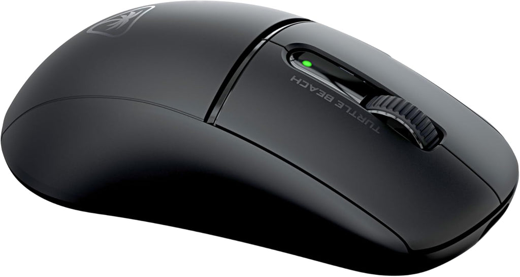 Turtle Beach Burst II Air – 2.4GHz Wireless Gaming Mouse: 47g Ultra Lightweight, Optical Switches, Symmetrical, 26K DPI Optical Sensor, Bluetooth, 120-hour Battery, USB-C Cable – Black