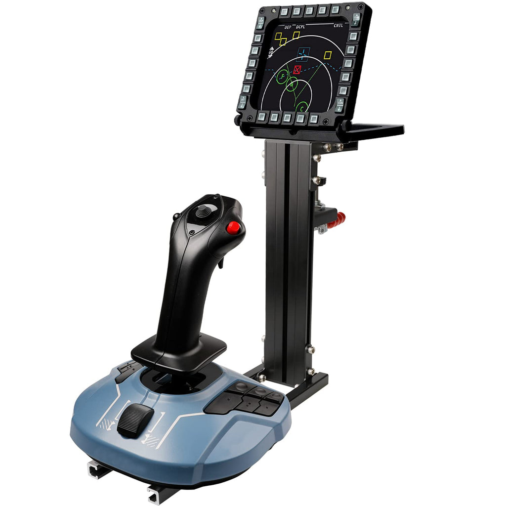 Hikig 2 Set Desk Mount for Flight Sim Game Joystick, Throttle and HOTAS Systems - Compatible With Logitech X56, X52, X52 Pro, Thrustmaster T-Flight HOTAS, T.16000M, TCA