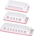Cable Management Clips, 20Pcs Cable Organizers Wire Clips Cord Holder for TV PC Ethernet Cable Desk Home Office (White)