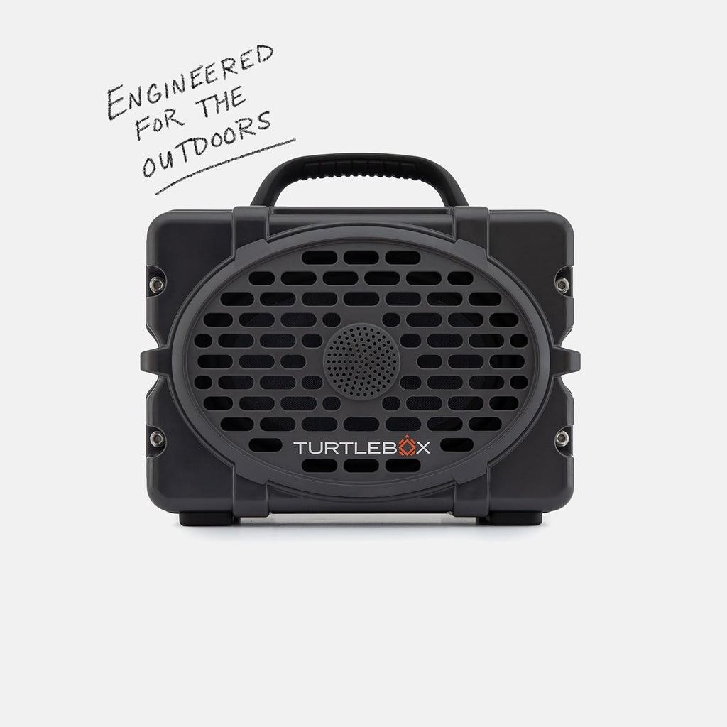 Turtlebox Original Gen 3: Portable Outdoor Bluetooth Speaker – Ultra-Loud (120dB), Waterproof (IP67), Rugged, Impact-Resistant, 3-Day Battery | Party Mode: Unlimited Pairing Stereo, Gray/Hot Pink