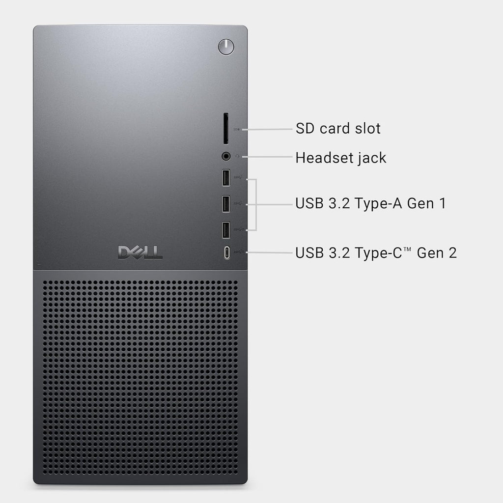 Dell Tower Plus EBT2250 Desktop Computer - Series 2 Intel Core Ultra 9 285 24-Core Processor up to 5.6 GHz, 32GB DDR5 RAM, 4TB NVMe SSD, NVIDIA GeForce RTX 4060 8GB GDDR6, Windows 11 Home, Graphite
