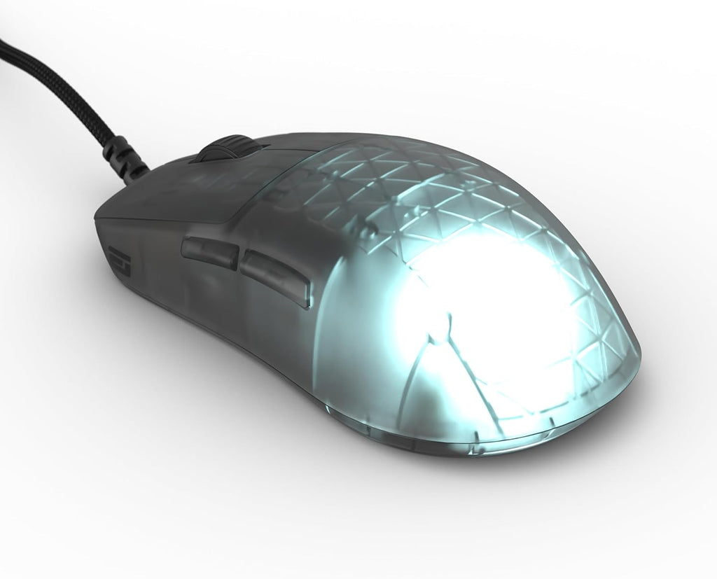 ENDGAME GEAR OP1 RGB Gaming Mouse - Precision Sensor, Kailh GX Switches, White Frost, RGB Lighting, Dark Frost