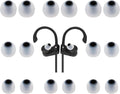 Earbud Tips Ear Bud Tips Soft Anti Slip Washable and Reusable Silicone Replacement Earbud Tips Fit Most in-Ear Earbuds(Inner Hole 3.8mm -5.1mm) 18pcs S M L