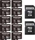 GIGASTONE 32GB 10-Pack Micro SD Card, Full HD Video, Surveillance Security Cam Action Camera Drone, 90MB/s Micro SDHC UHS-I U1 C10 Class 10