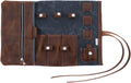 Tech Roll Organizer, Travel Tech Organizer, Cord Organizer, Jewelry Case (Coal Grey - Desert)