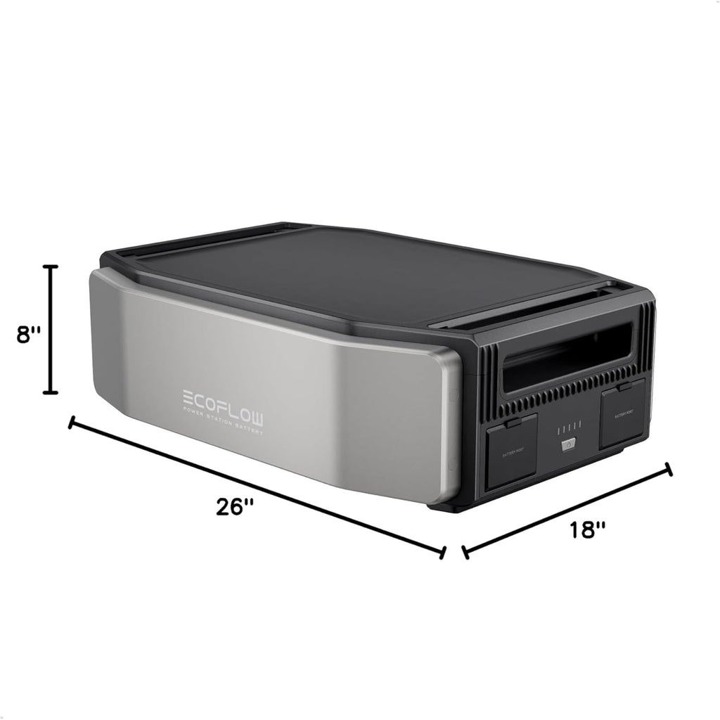 EF ECOFLOW Extra Battery for DELTA Pro Ultra, Lifepo4 Battery Backup for Home Use, Emergency, Camping, RV
