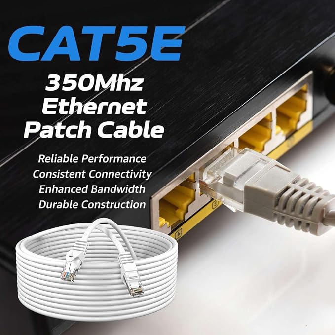Cables Direct Online Cat5e 200FT Network Ethernet Patch Cable, 350Mhz Internet - Image 2