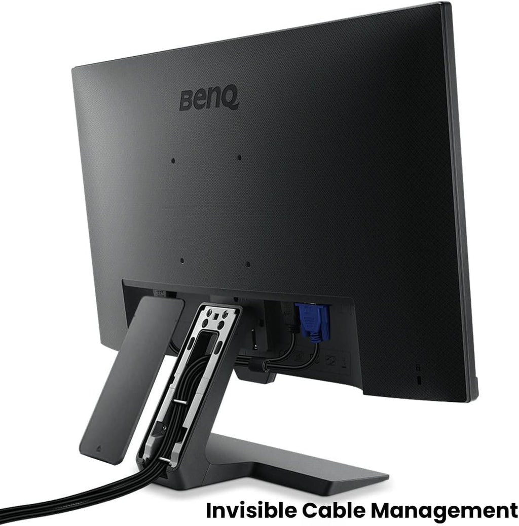 BenQ GW2480 Computer Monitor 24" FHD 1920x1080p | IPS | Eye-Care Tech | Low Blue Light | Anti-Glare | Adaptive Brightness | Tilt Screen | Built-In Speakers | DisplayPort | HDMI | VGA,Black