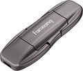 Flash Drive 512GB, USB 3.2 Gen2 Up to 1050MB/s, USB Drive, USB A + Type C External Portable SSD for iPhone 15/Pro/Android Phone/Windows/MacPC/Laptops, FF952