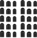 30PCS Replacement Rubber Tips for Stylus pens, Black Silicone Tips for Stylus Pens, High Sensitivity Stylushome Tip, No Scratches, Universal (0.19In,0.23In,0.27In)