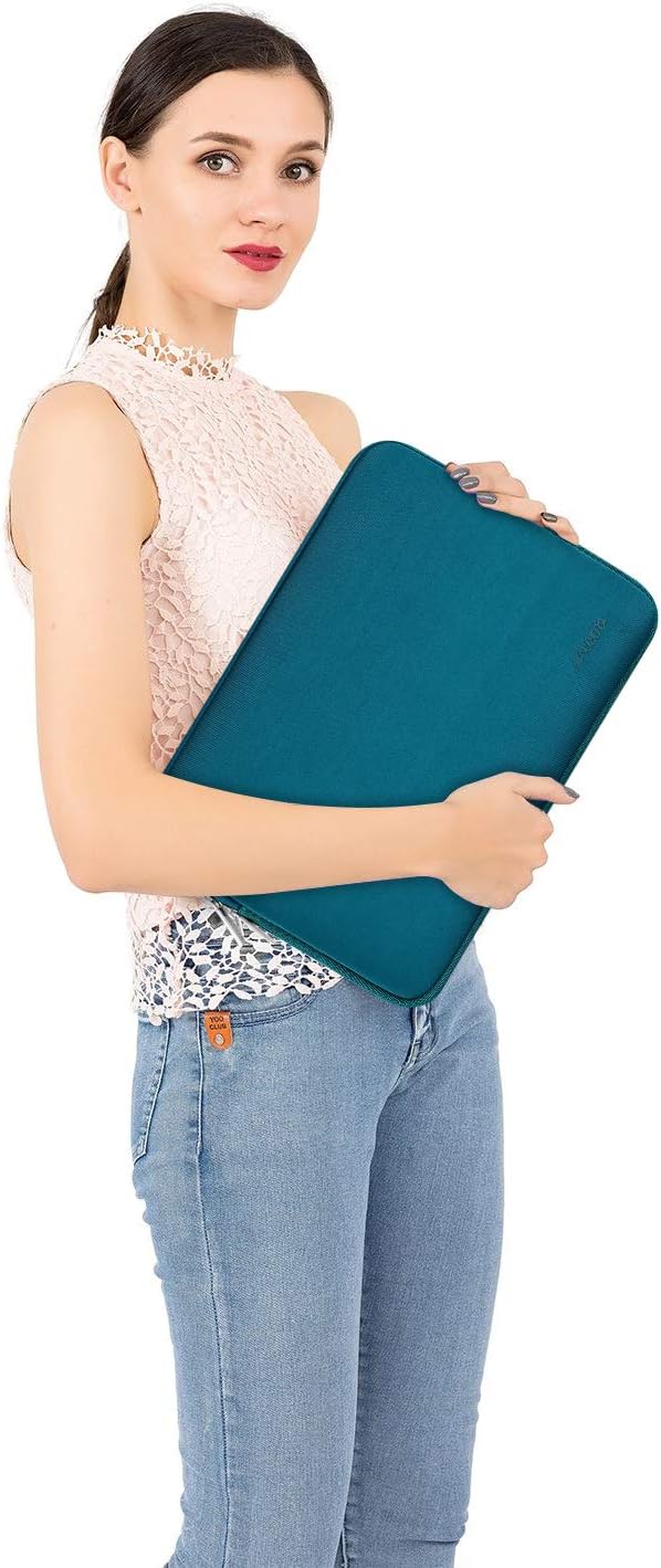 MOSISO Laptop Case 16 inch, 15-15.6 inch Laptop Sleeve Bag Compatible with MacBook Pro 16 inch, HP, Acer, Dell, Lenovo, ASUS Notebook, Neoprene Computer Sleeve Bag with Small Case, Deep Teal