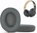 Replacement Ear Pads Cushions for Beats Studio（B0501、B0500），Beats Studio 2 & Studio 3 Wired & Wireless Headphones, Earpads with Soft Protein Leather, Noise Isolation Memory Foam - Grey (Titanium)