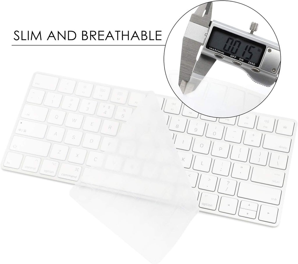 Allinside Transparent Cover for Apple Magic Keyboard (MLA22LL/A) with US Layout