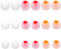 Silicone Replacement Earbud Tips Earbud Covers Fit Most in-Ear Earbuds(Inner Hole 3.8mm -5.1mm) Headphone Ear Tips Ear Bud Rubber Tips 9 Pairs S M L