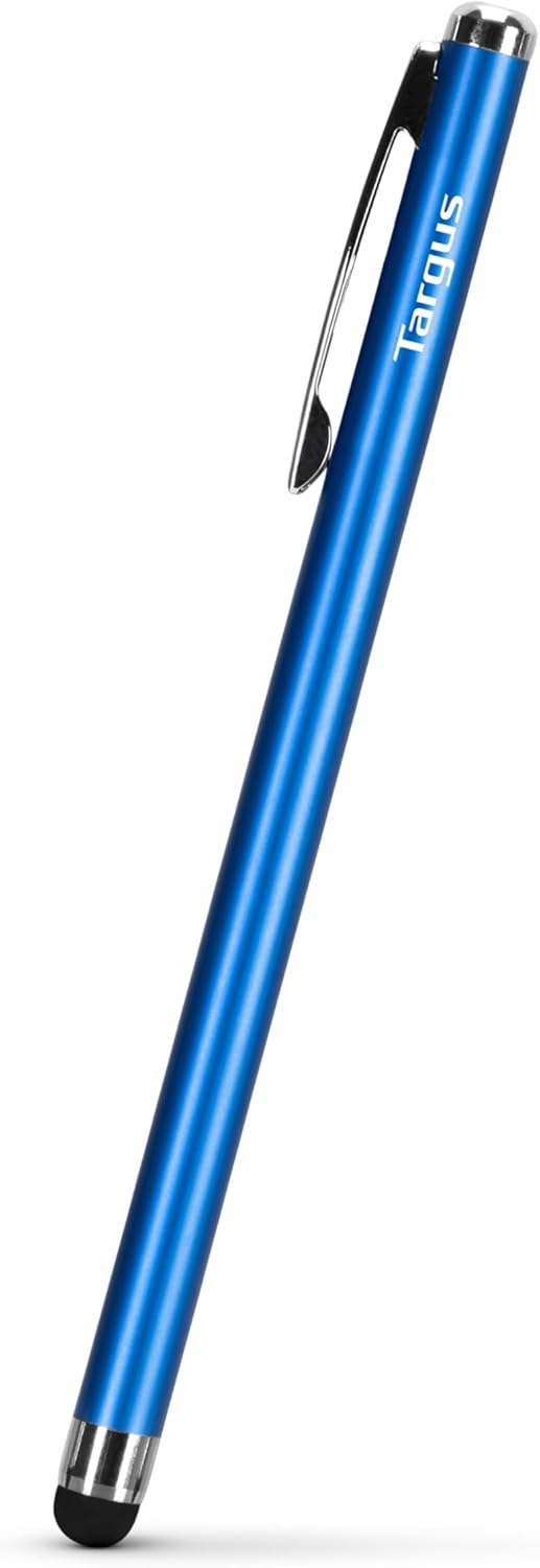 Targus Slim Stylus for Tablets and Smartphones, Metallic Blue (AMM1203US)