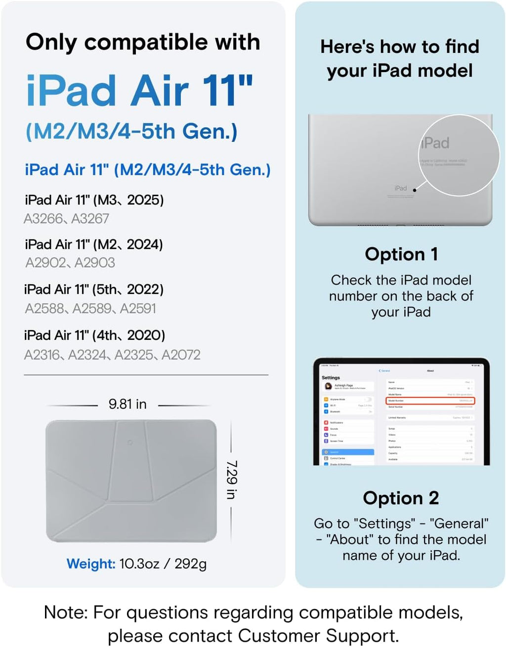 MOFT Dynamic Folio Case for iPad Air 11-inch (M3 2025 / M2 2024) & iPad Air 10.9-inch 5th 4th Generation 2022 2020, Silm Magnetic Stand Case with 20+ Viewing Angles, Auto Wake/Sleep, Cement x Sapphire