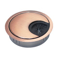 1 Pcs Desk Grommet 2" / 50 mm, Desk Cord Hole Cover, Cable Grommet Metal Zinc Alloy Materilal, Desk Hole Grommet for Home & Office Pc, Detachable Cable Cord Organizer-Copper Red