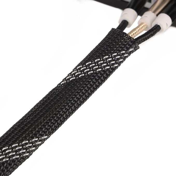 25ft PET Expandable Braided Cable Sleeve 5/8inch Pet Braided Cable Sleeve - Image 8