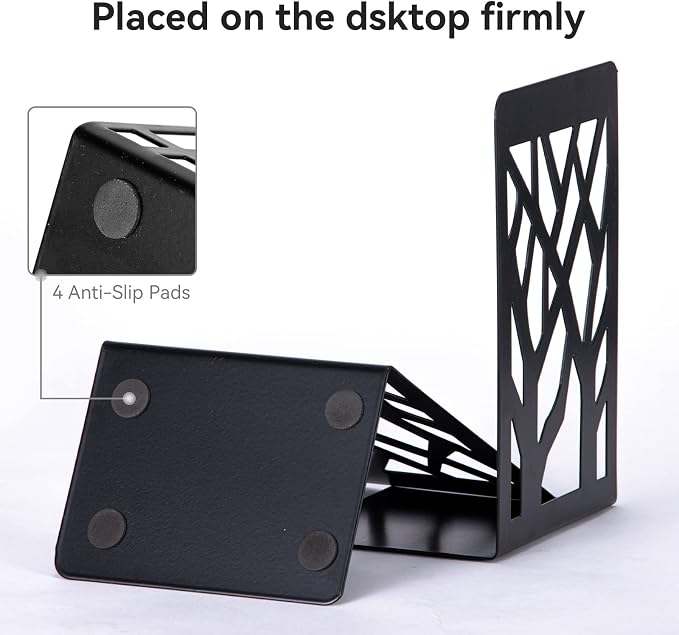 Book Ends, Book Ends for Shelves, Bookends for Shelves, Book Ends for Heavy - Image 2