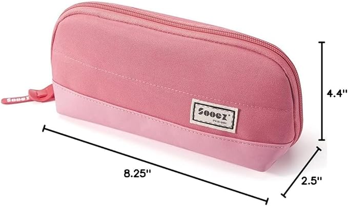 Sooez Wide-Opening Pencil Pen Case, Lightweight & Spacious Pencil Pouch Zipper - Image 6