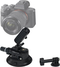 4.5"/14cm Camera Suction Cup Mount with Ball Head Quick Release Magic Arm Metal on Car Boat Windshield Window for Camera/DSLR Action Video Shooting