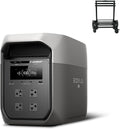 EF ECOFLOW Portable Power Station DELTA 3 Max, 2048Wh LiFePO4 Battery, Solar Generator (Solar Panel Optional), 3400W X-Boost Output, Ultra-Fast 0-80% Charging in 1.13 Hr, Home Backup & RV Camping