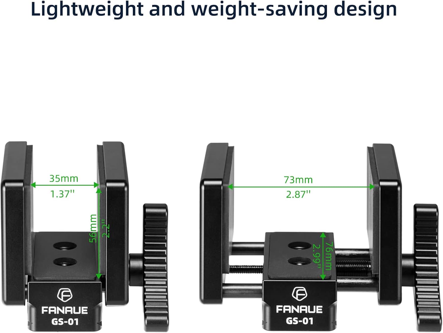 FANAUE GS-01Arca Swiss Rifle Saddle Mount, Hunting Tripod Clamp with Quick Release Plate, Shooting Tripod Rest, Enhanced Accuracy Ball Head & Adapter for Hunting and Shooting