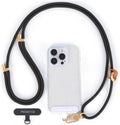 project-cb Cell Phone Lanyard 1,Phone Tether Tab 2,Phone Crossbody Strap,Lanyards for Around the Neck,Adjustable Phone Strap(Black-G)