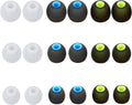 Silicone Replacement Earbud Tips for In-Ear Headphones (Inner Hole 3.8mm-5.1mm) - 9 Pairs, S/M/L