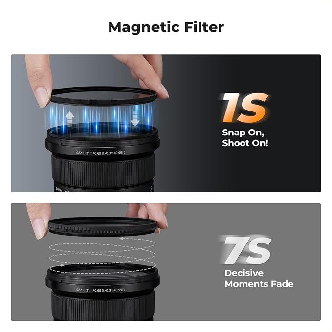 K&F CONCEPT Magnetic 52mm Circular Polarizers Filter - Image 4