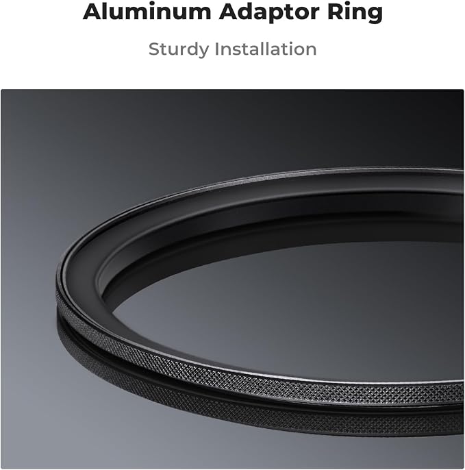 K&F CONCEPT 52-82mm Magnetic Filter Adapter Ring, - Image 5