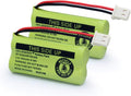 GEILIENERGY BT162342/BT262342 Battery Compatible for BT183342/BT283342 BT166342/BT266342 VTech CS6114 CS6419 CS6719 at&T EL52300 CL80111 Cordless Phone (Pack of 2)