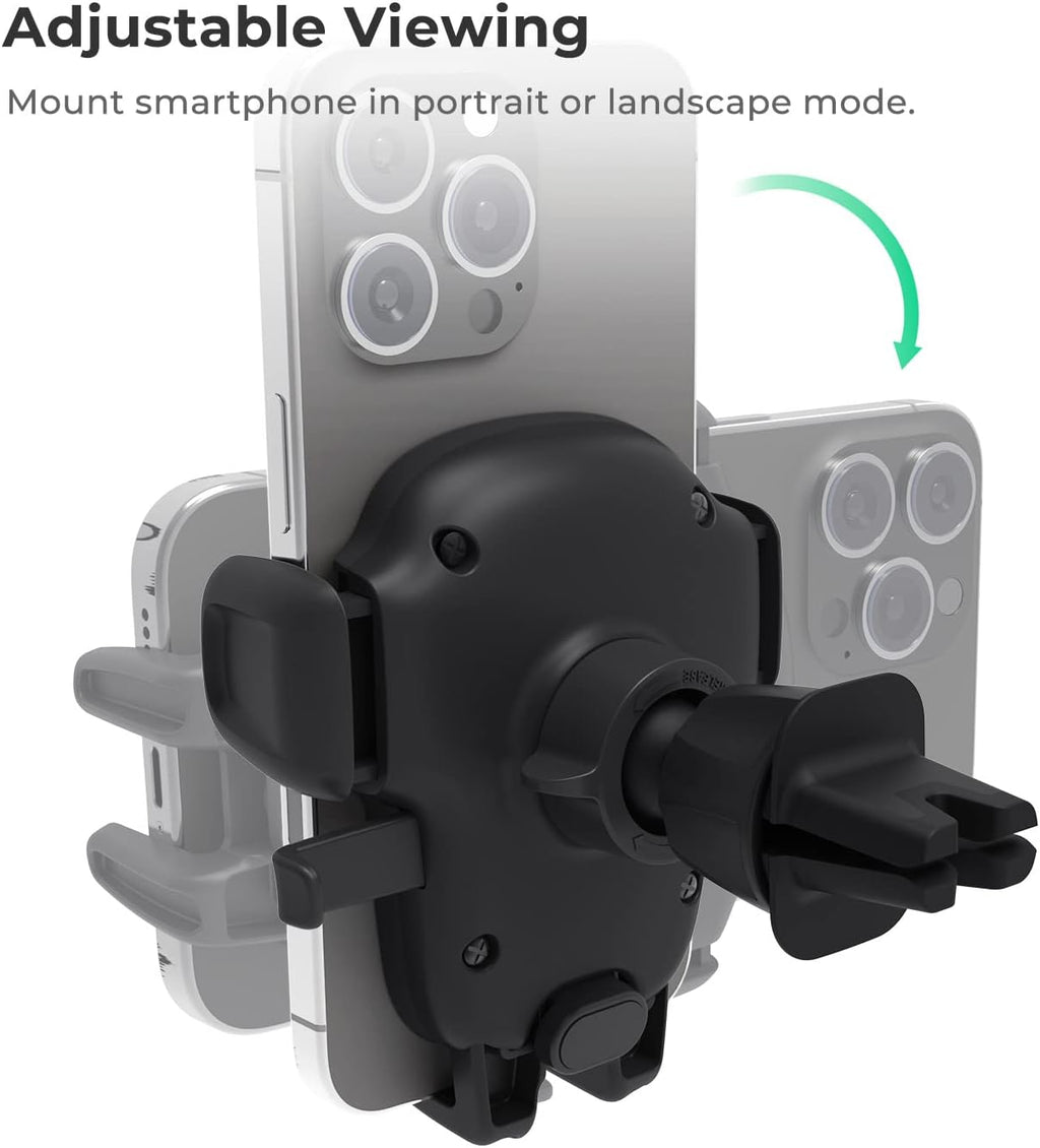 iOttie Easy One Touch Signature Air Vent & Flush Mount Combo - Universal Car Mount Phone Holder for iPhone, Google, Samsung, Moto, LG, and all other Smartphones
