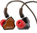 Linsoul 7Hz x Crinacle Zero:2 in Ear Monitor, Updated 10mm Dynamic Driver IEM, Wired Earbuds Earphones, Gaming Earbuds, with OFC IEM Cable for Musician (Orange)