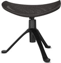 Footrest for Desk Adjustable Height 2-in-1 Function Rotatable Ergonomic Under Desk Footrest Ottoman Stool Rolling Leg Rest for Home Office (Gray)