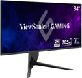 ViewSonic VX3418-2K 34 Inch 21:9 1440p 1ms 165Hz Gaming Monitor with FreeSync Premium, Eye Care, HDMI, DisplayPort and USB