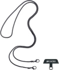 Snake Chain Phone Strap Universal phone lanyard phone strap connector (Snake-Chain（Black color） G2)