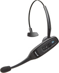 BlueParrott C400-XT Mono Bluetooth Wireless Headphones 96% Noise Canceling Trucker Headset with Mic, Convertible Over Head to Behind Neck Style with 300 ft. Wireless Range, 24 hrs. Talk Time, Black