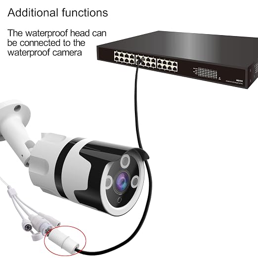 cat 6 ethernet Cable 100 ft Heavy Duty Internet Cable CAT5e/CAT6 poe Camera - Image 6